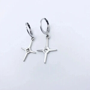 𝅺STAR Hoops Earrings